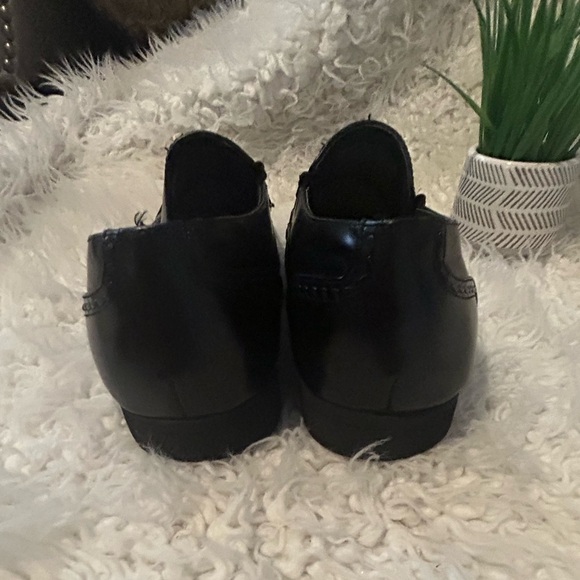 Carlo Morandi men’s dress oxfords. 11 square toe black Leather s4 - Picture 4 of 8